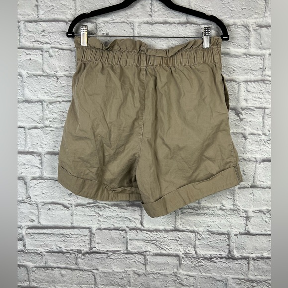 Abercrombie & Finch Drawstring paper bag khaki shorts M - Picture 4 of 4